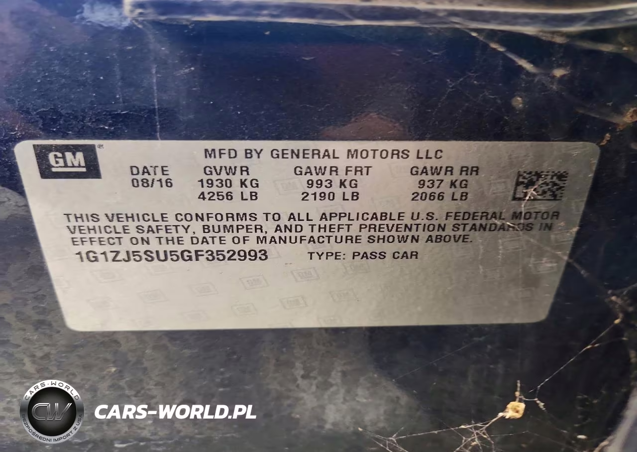 2016 Chevrolet Malibu Hybrid VIN:1G1ZJ5SU5GF352993 - 12