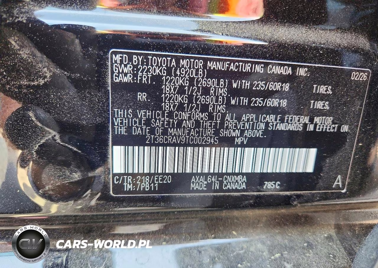 2026 Toyota Rav4 Xle Premium VIN:2T36CRAV9TC002945 - 14