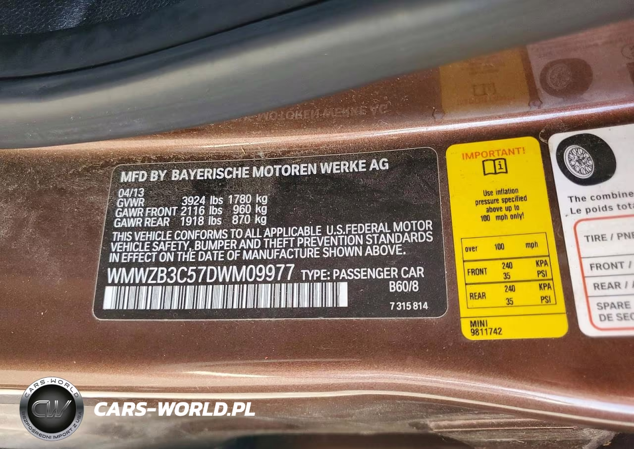 2013 Mini Cooper Countryman VIN:WMWZB3C57DWM09977 - 12
