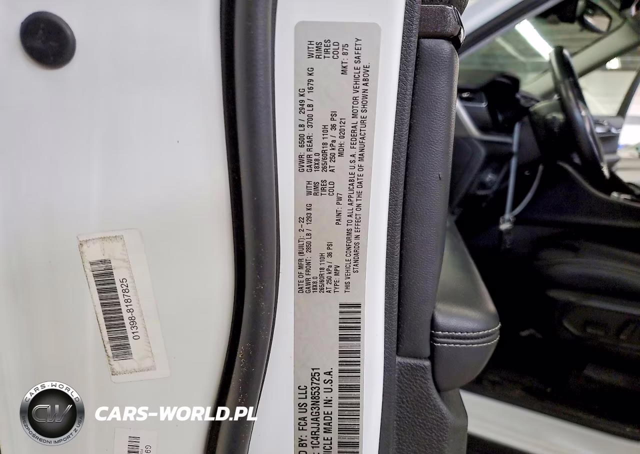 2022 Jeep Grand Cherokee L Laredo VIN:1C4RJJAG3N8537251 - 12