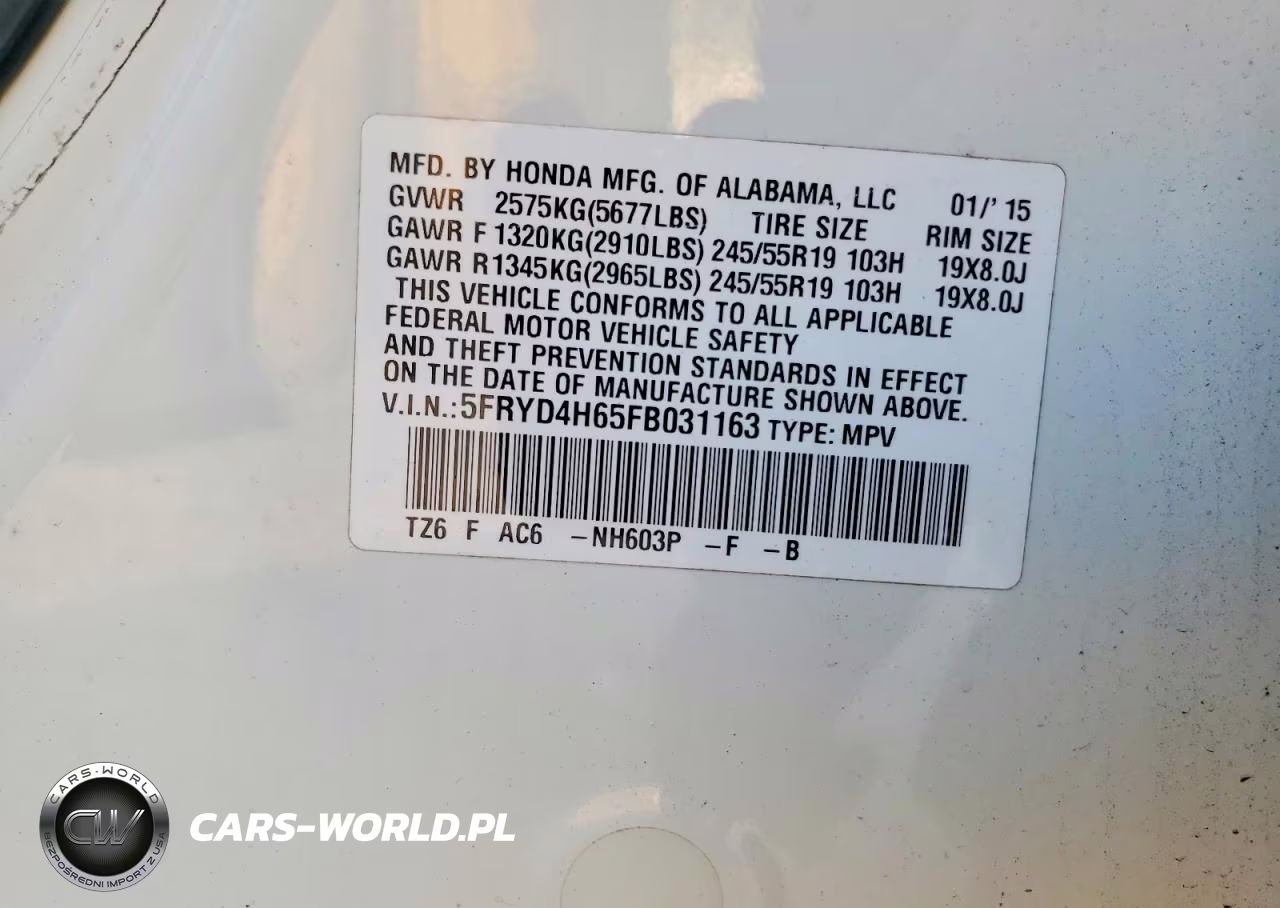 2015 Acura Mdx Technology VIN:5FRYD4H65FB031163 - 13