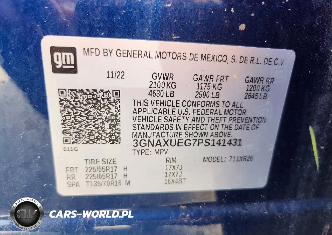 2023 Chevrolet Equinox Lt VIN:3GNAXUEG7PS141431 - 13