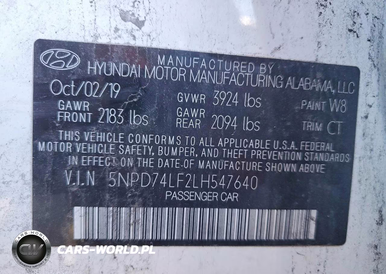 2020 Hyundai Elantra Se VIN:5NPD74LF2LH547640 - 13