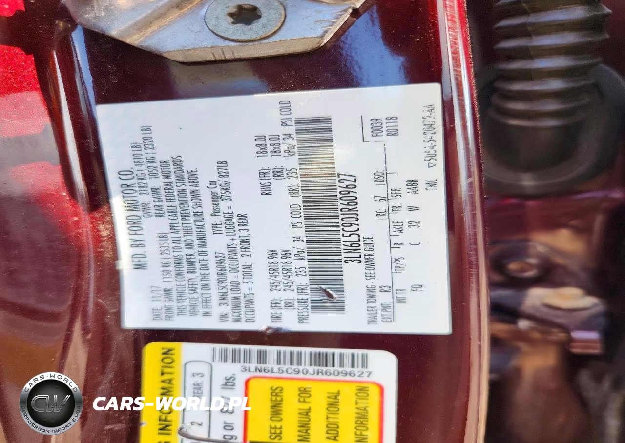 2018 Lincoln Mkz Select VIN:3LN6L5C90JR609627 - 12