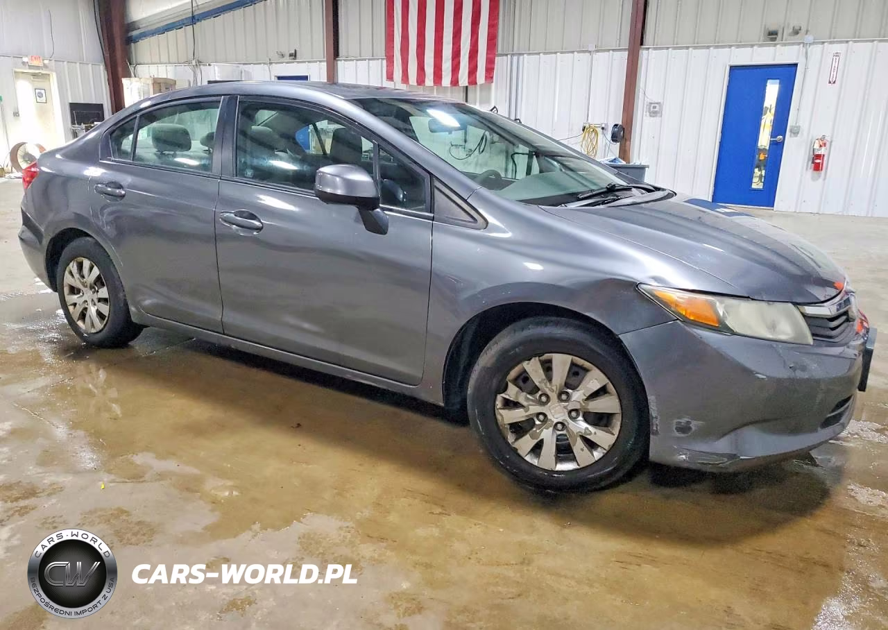 2012 Honda Civic Lx VIN:19XFB2F5XCE342053 - 4