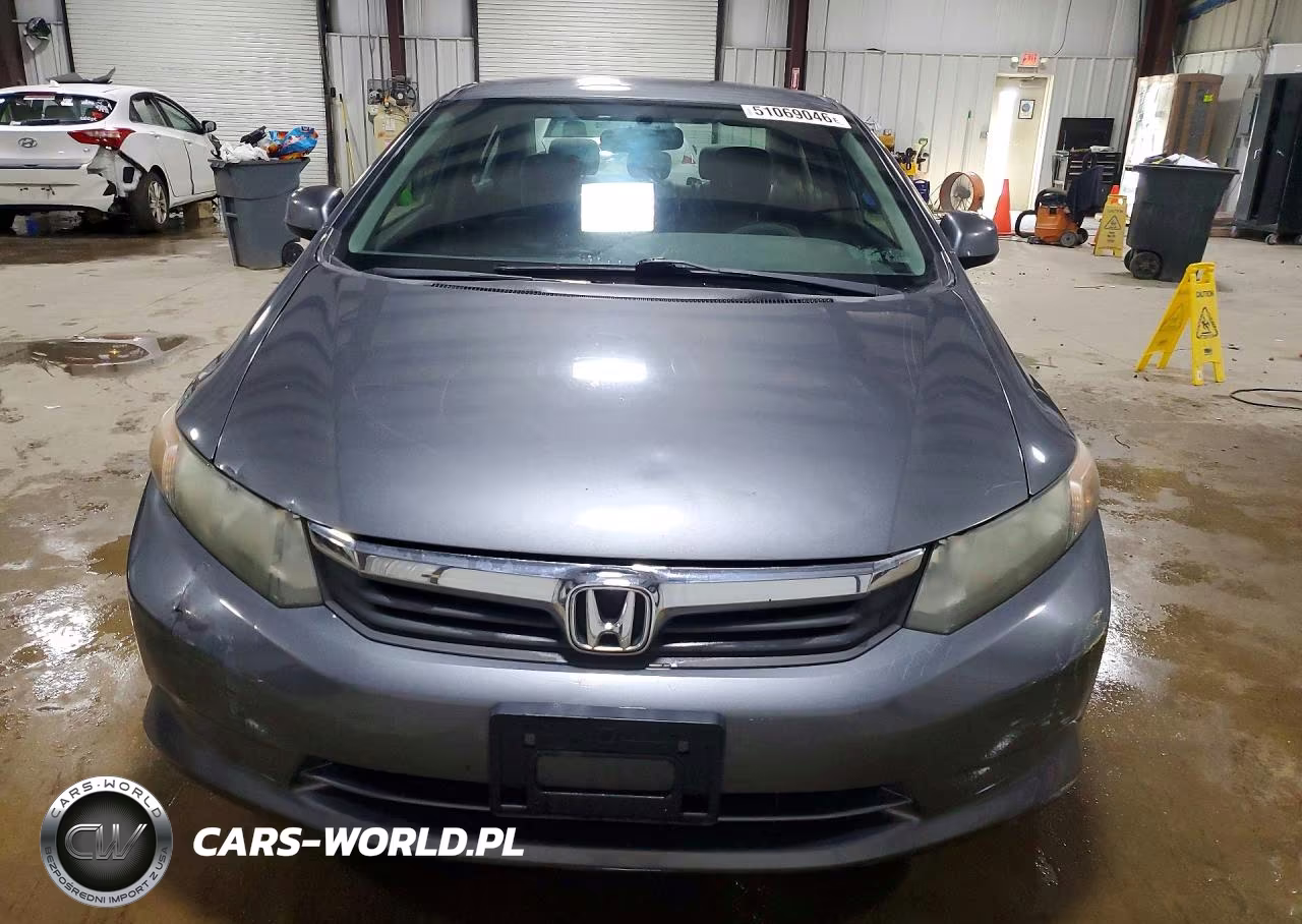 2012 Honda Civic Lx VIN:19XFB2F5XCE342053 - 5