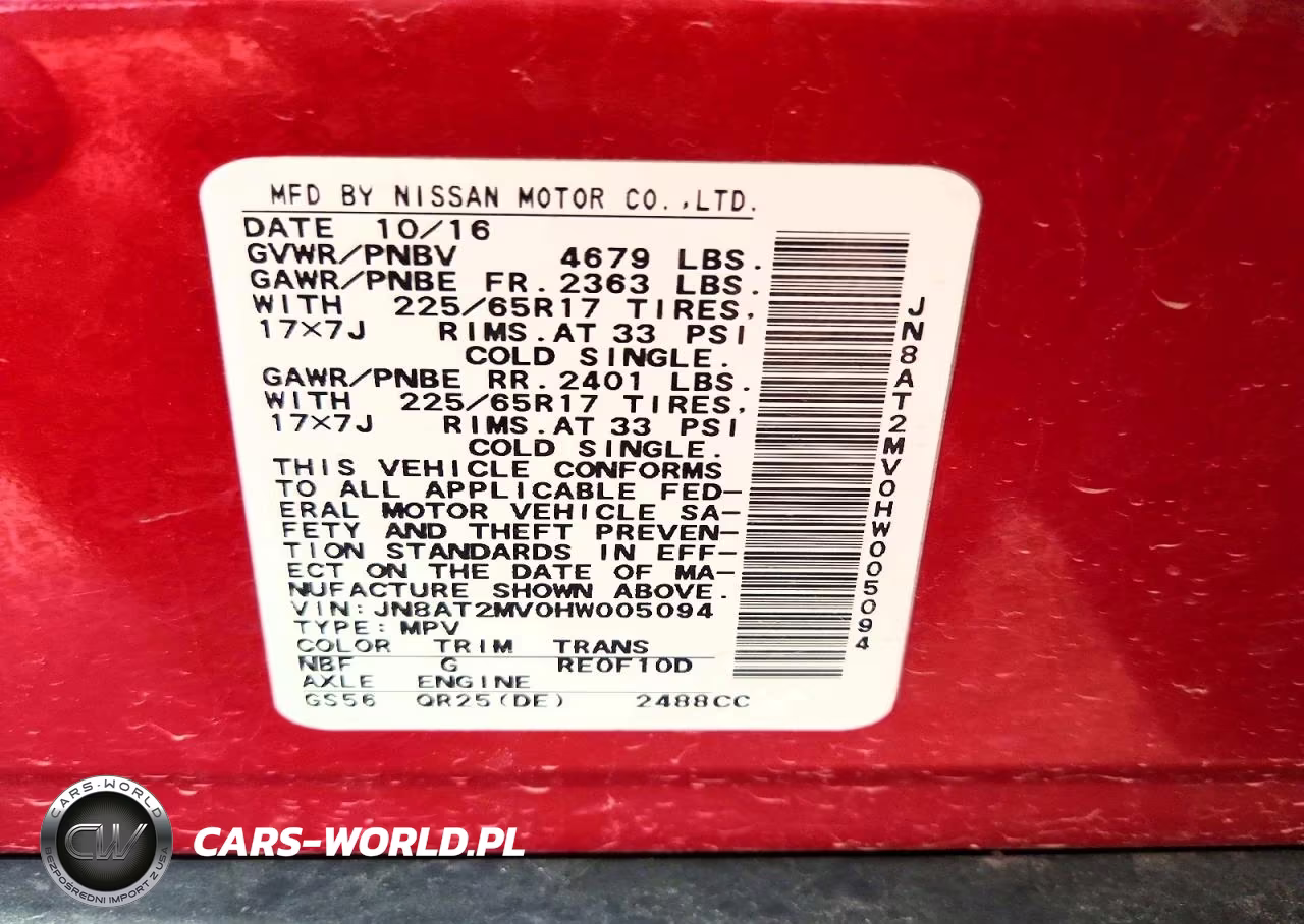 2017 Nissan Rogue S VIN:JN8AT2MV0HW005094 - 14