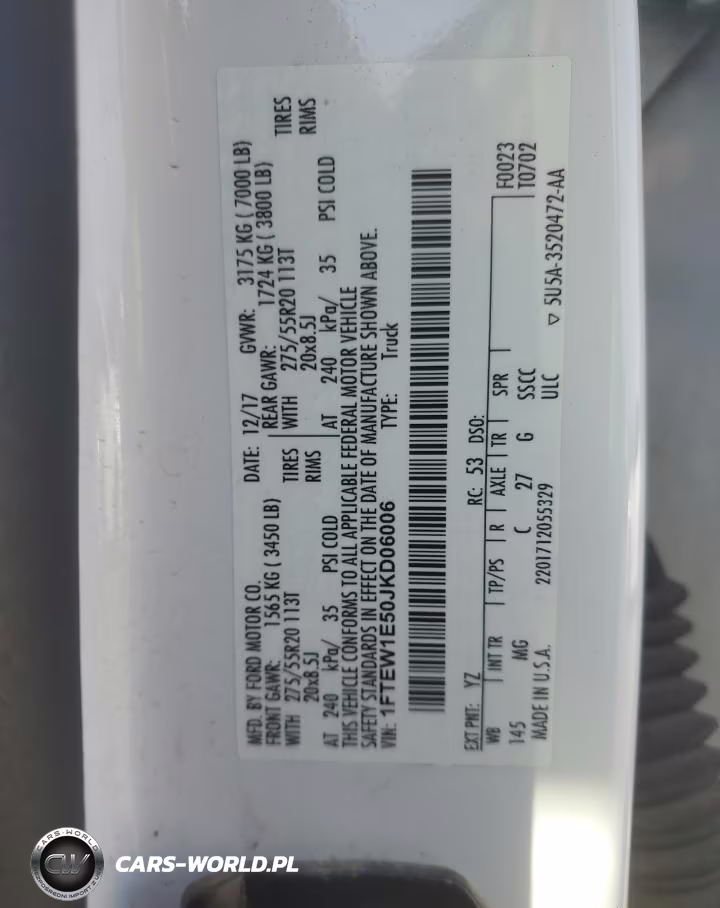 2018 Ford F150 Supercrew VIN:1FTEW1E50JKD06006 - 12