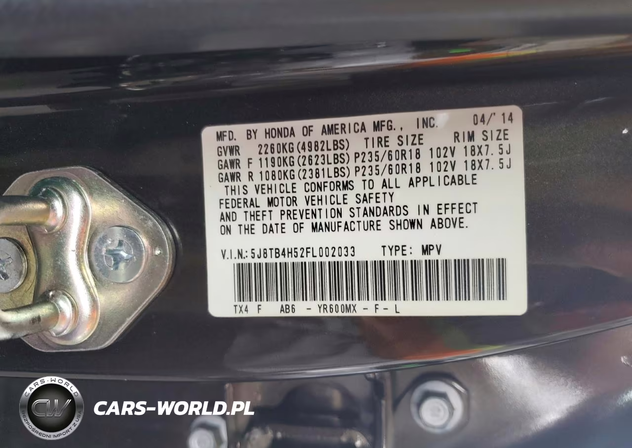 2015 Acura Rdx Technology VIN:5J8TB4H52FL002033 - 13