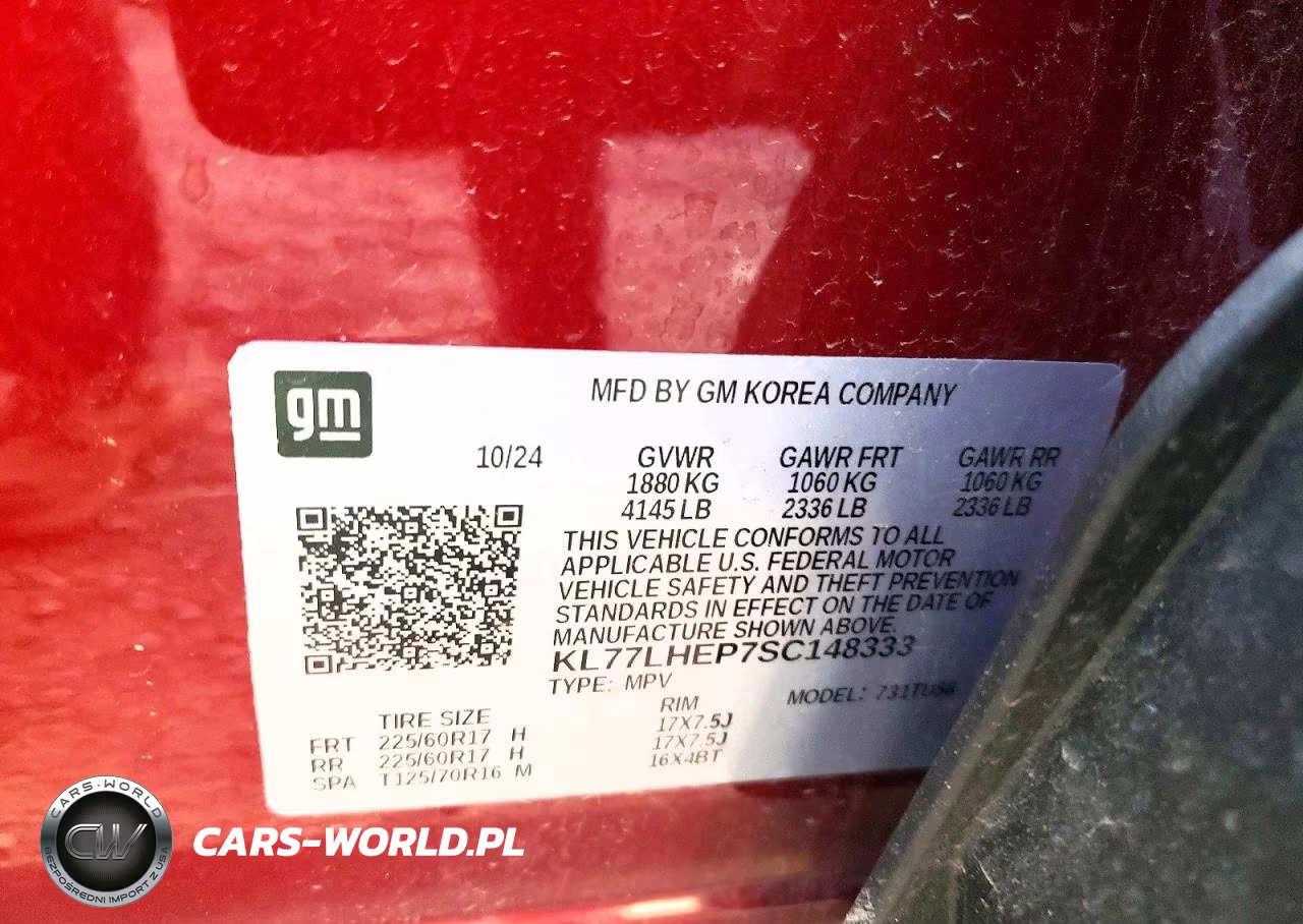 2025 Chevrolet Trax 1Lt VIN:KL77LHEP7SC148333 - 13