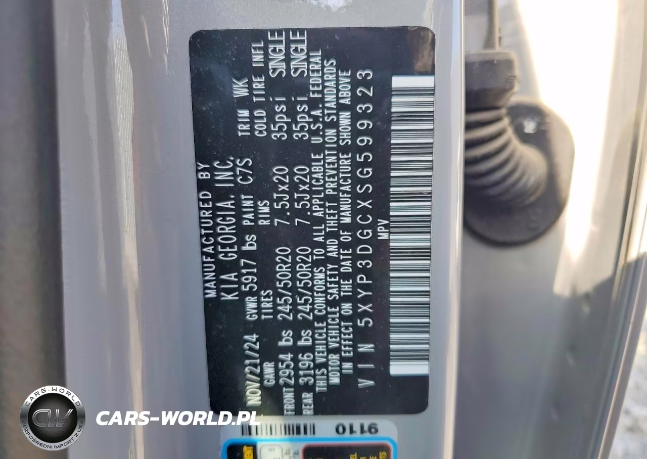 2025 Kia Telluride Ex X-Line VIN:5XYP3DGCXSG599323 - 13
