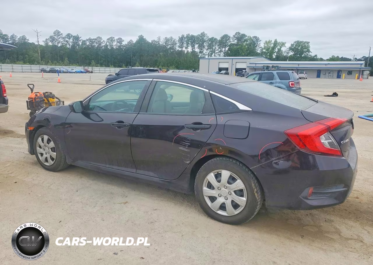 2016 Honda Civic Lx VIN:19XFC2F55GE017460 - 2
