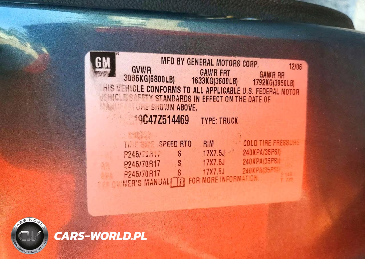 2007 GMC New Sierra C1500 VIN:1GTEC19C47Z514469 - 12