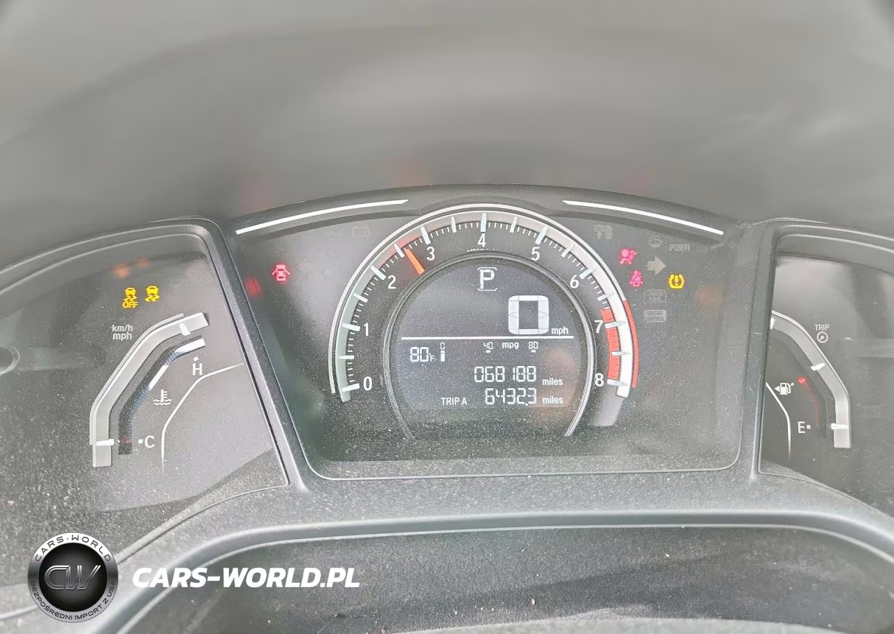 2018 Honda Civic Lx VIN:2HGFC2F57JH607348 - 9