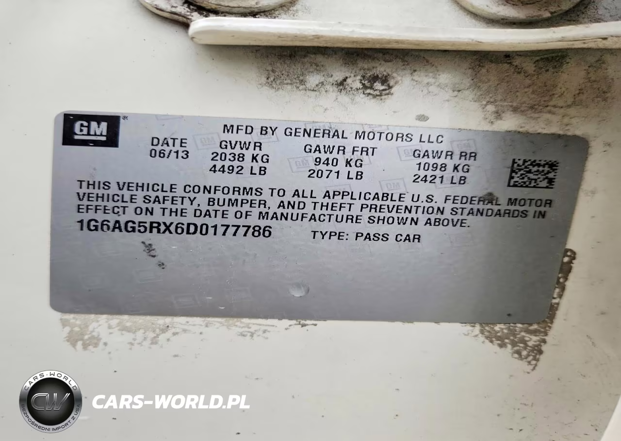 2013 Cadillac Ats VIN:1G6AG5RX6D0177786 - 12