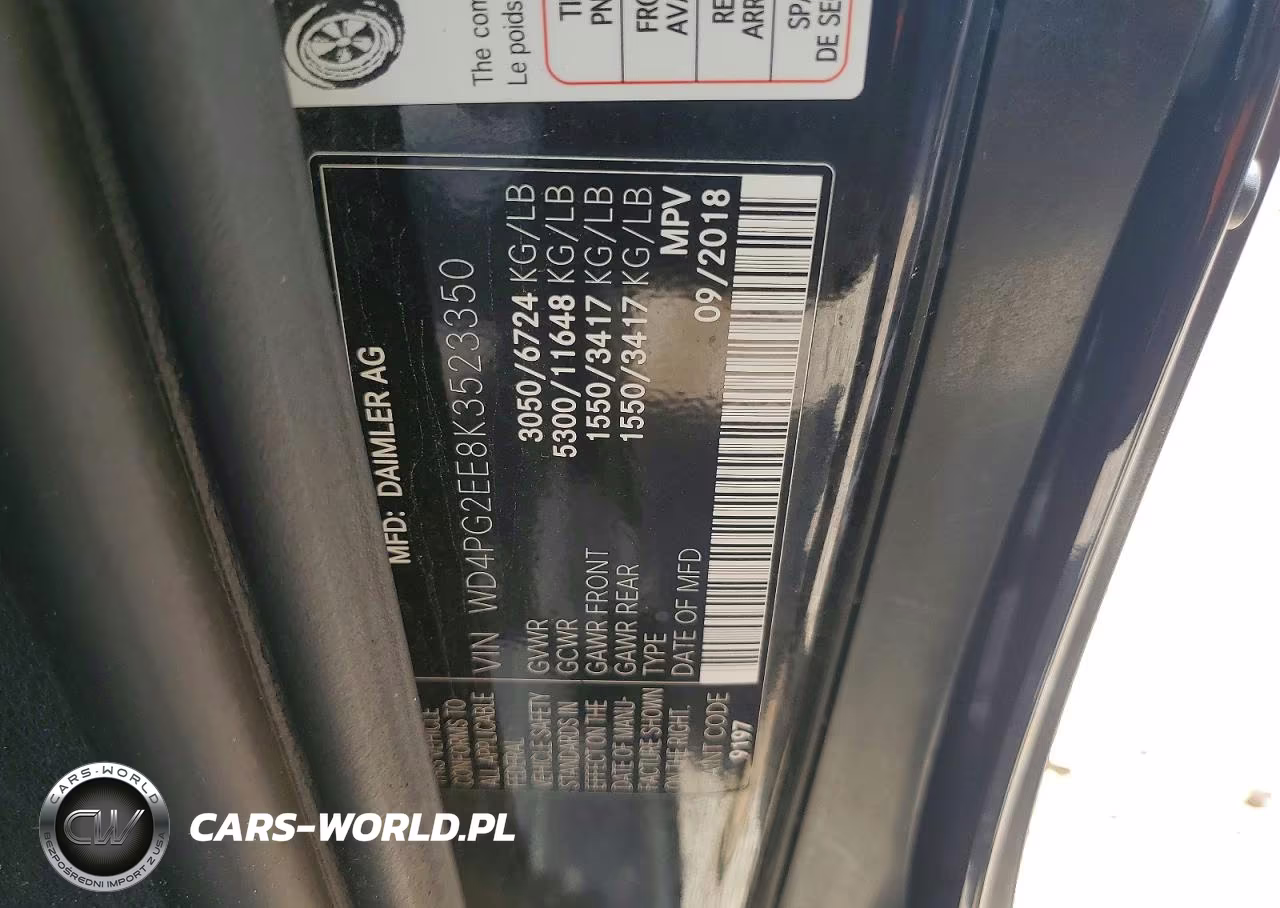 2019 Mercedes-Benz Metris VIN:WD4PG2EE8K3523350 - 13