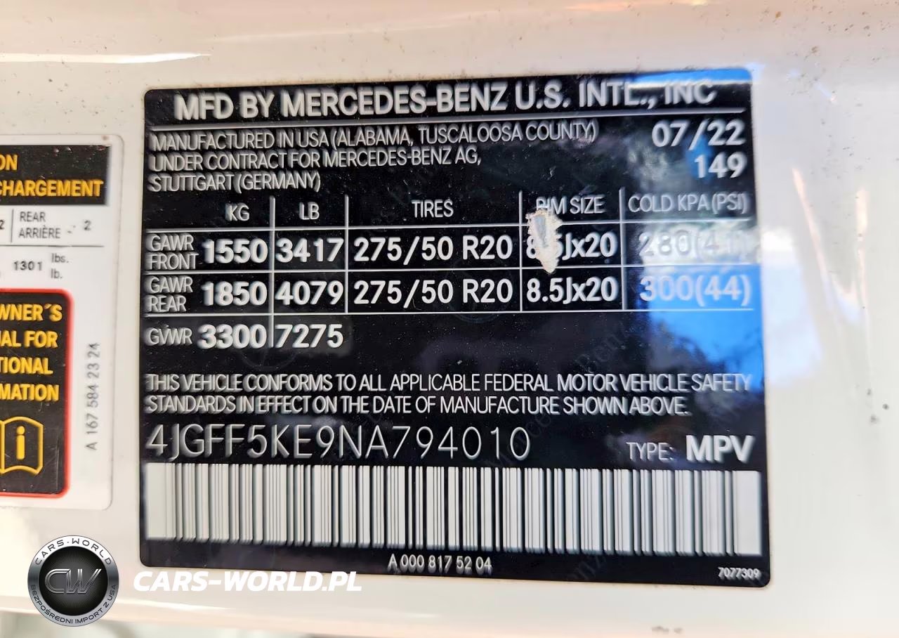 2022 Mercedes-Benz Gls 450 4Matic VIN:4JGFF5KE9NA794010 - 13