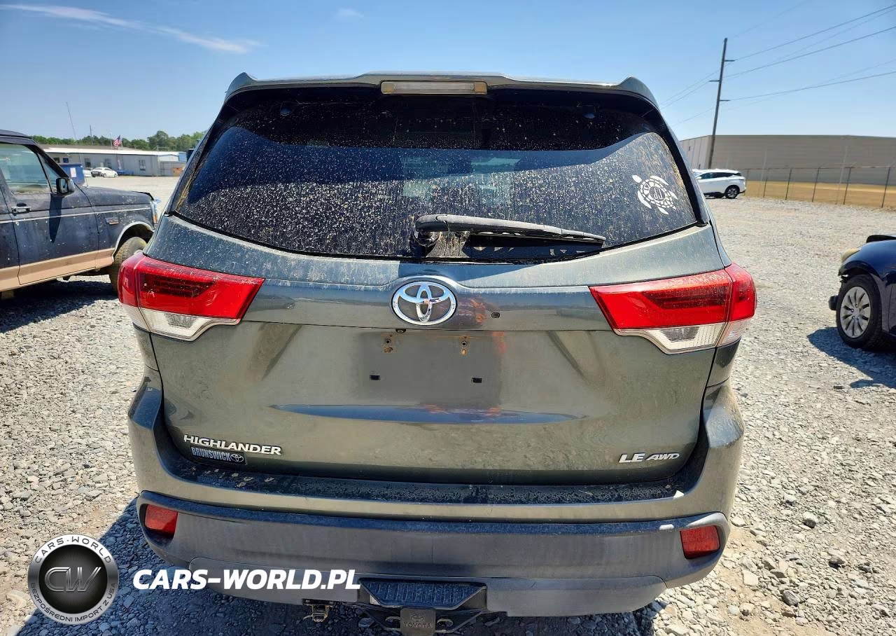 2017 Toyota Highlander Le VIN:5TDBZRFH7HS429645 - 6