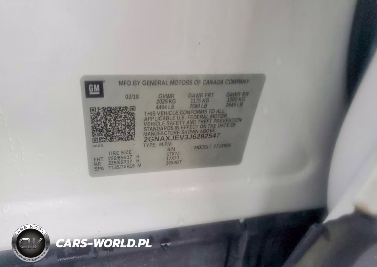 2018 Chevrolet Equinox Lt VIN:2GNAXJEV3J6282547 - 14