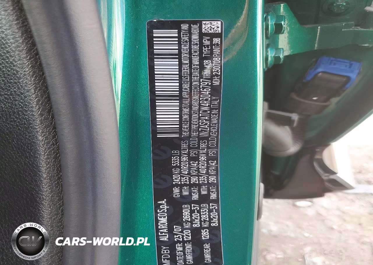 2024 Alfa Romeo Tonale Ti VIN:ZASPATCW4R3046797 - 14