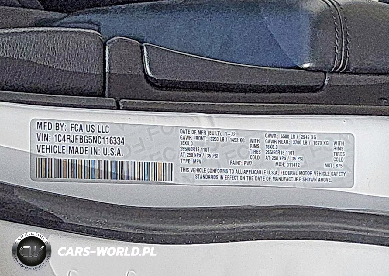 2022 Jeep Grand Cherokee Limited VIN:1C4RJFBG5NC116334 - 12