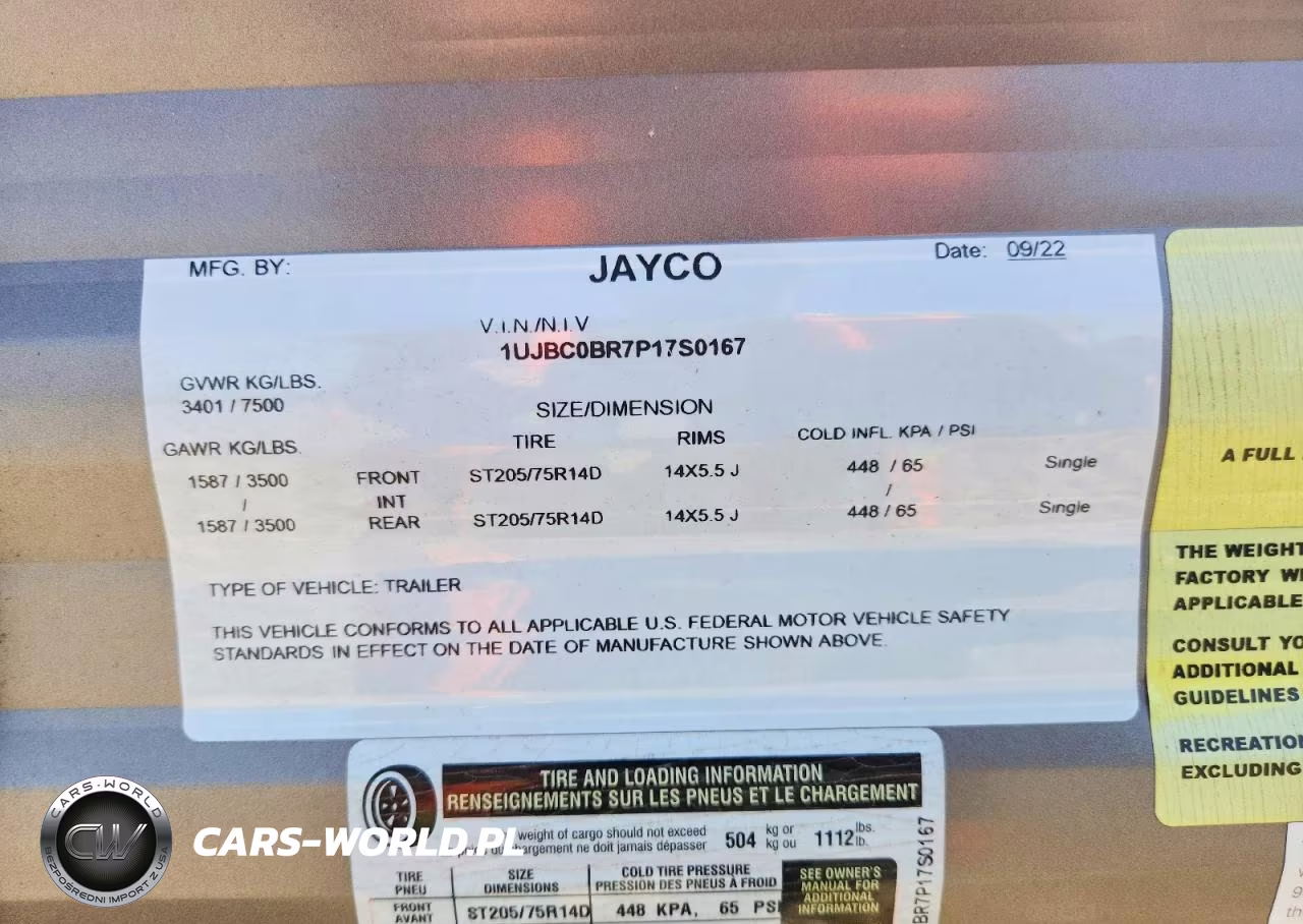 2023 Jayco Jay Flight Camper VIN:1UJBC0BR7P17S0167 - 10