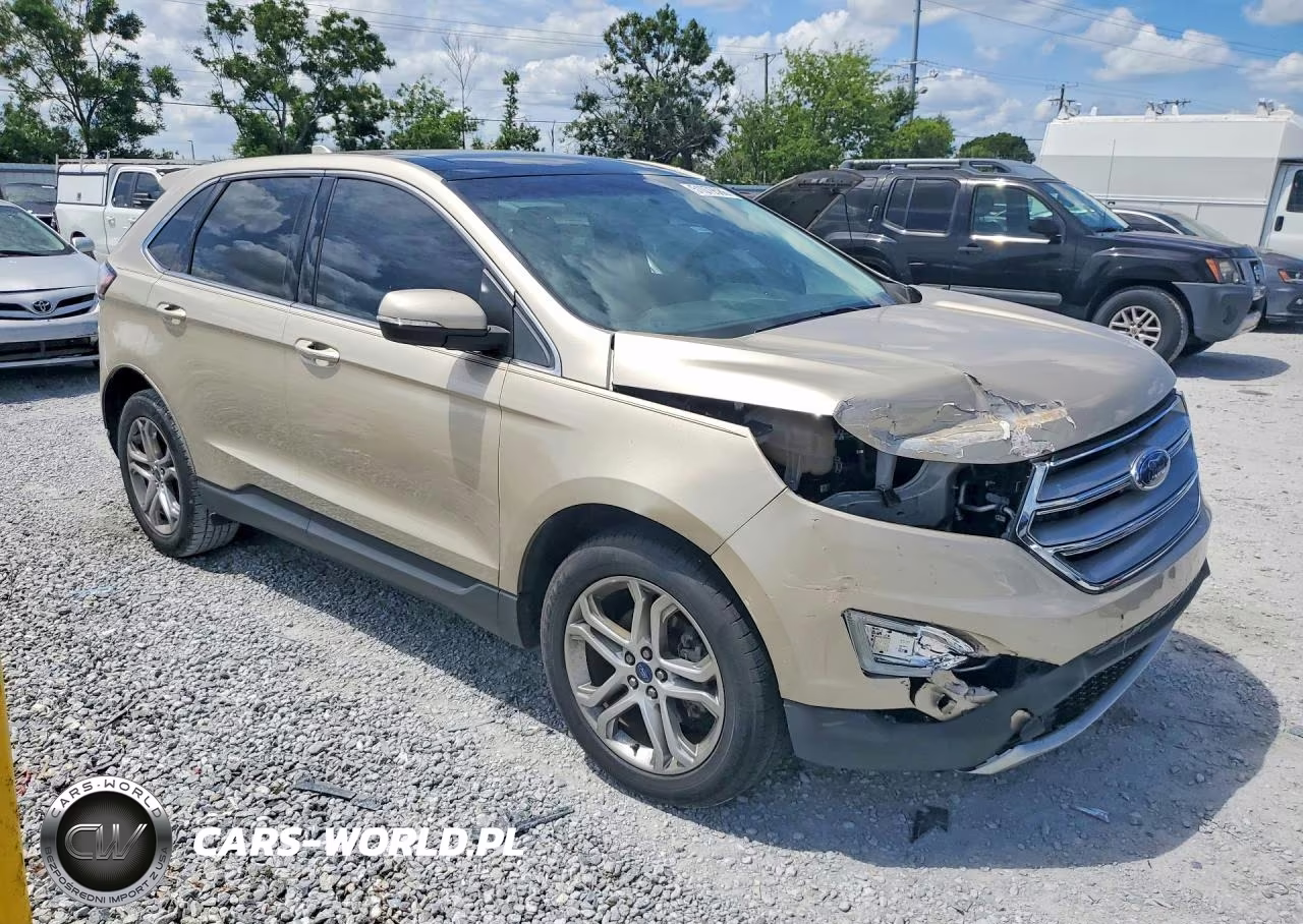 2017 Ford Edge Titanium VIN:2FMPK3K94HBB55047 - 4
