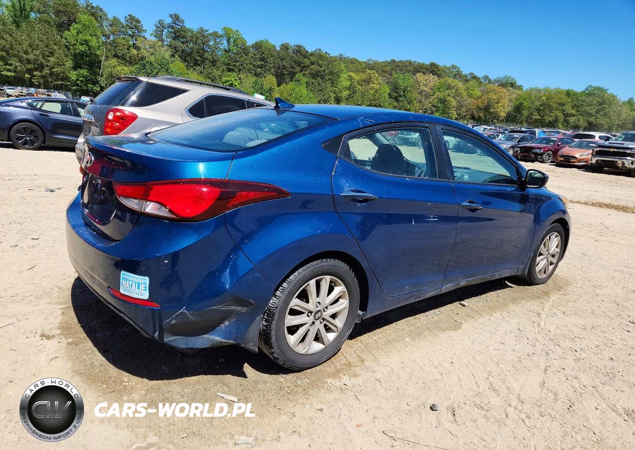 2015 Hyundai Elantra Se VIN:KMHDH4AE6FU381961 - 3