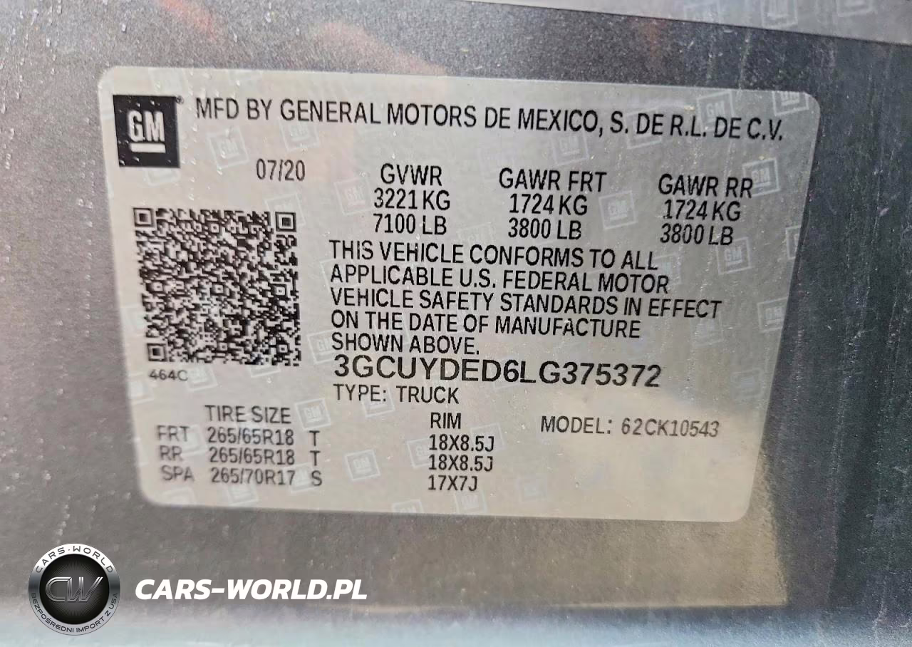 2020 Chevrolet Silverado K1500 Lt VIN:3GCUYDED6LG375372 - 12