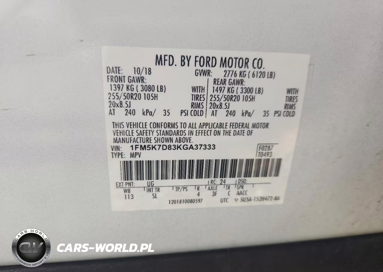 2019 Ford Explorer Xlt VIN:1FM5K7D83KGA37333 - 13