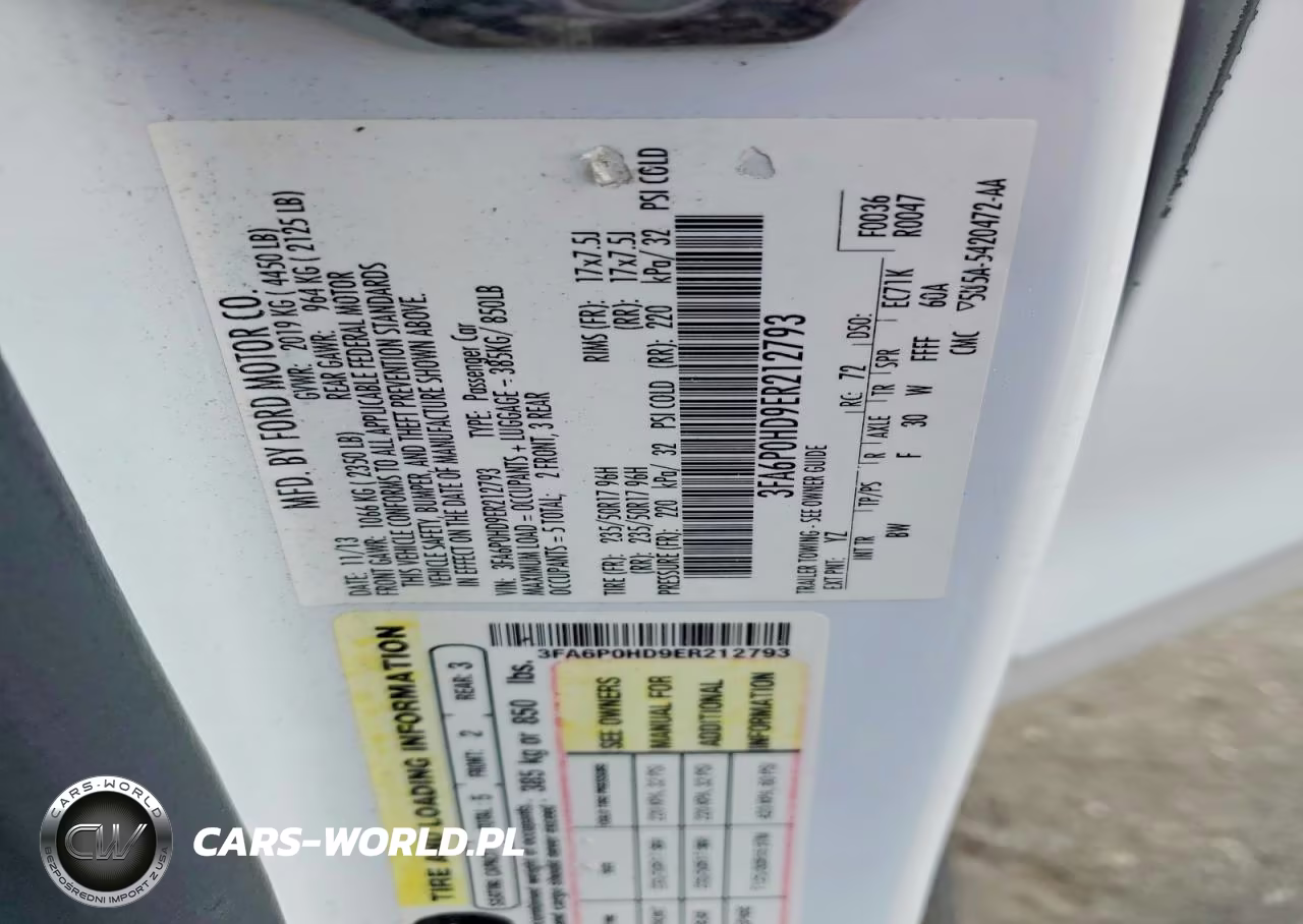 2014 Ford Fusion Se VIN:3FA6P0HD9ER212793 - 12