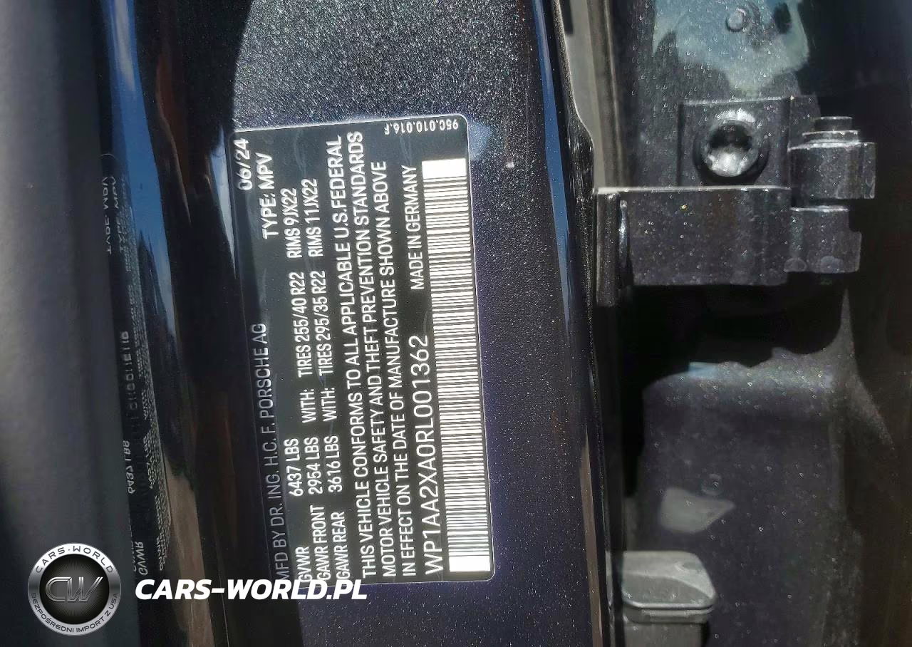 2024 Porsche Macan 4 VIN:WP1AA2XA0RL001362 - 13