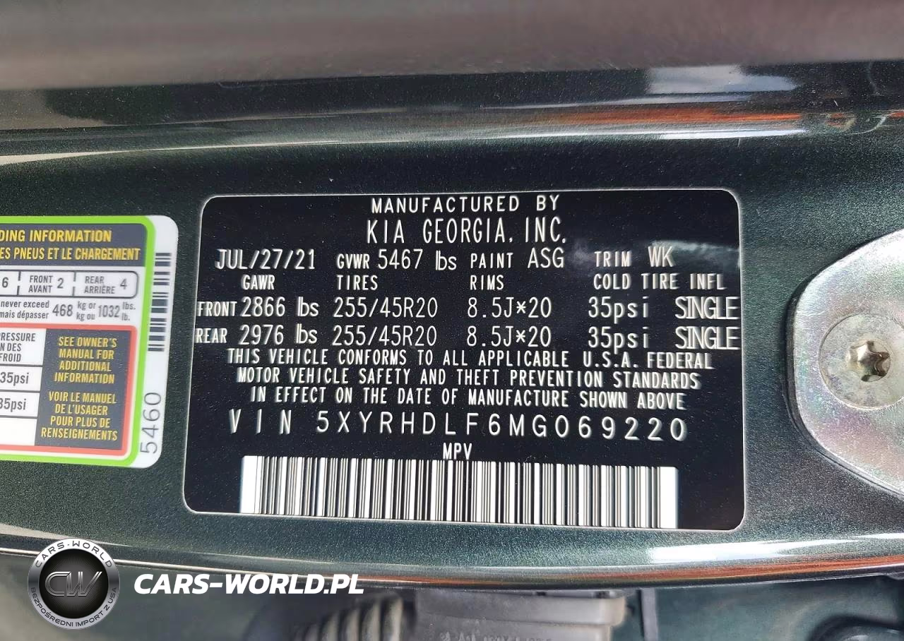 2021 Kia Sorento Ex VIN:5XYRHDLF6MG069220 - 14
