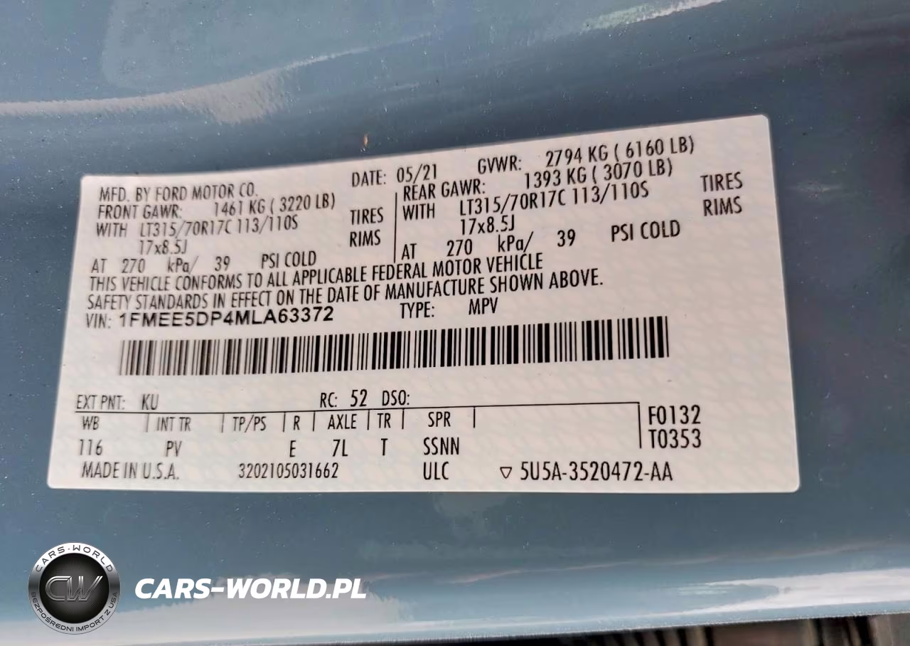 2021 Ford Bronco Base VIN:1FMEE5DP4MLA63372 - 13
