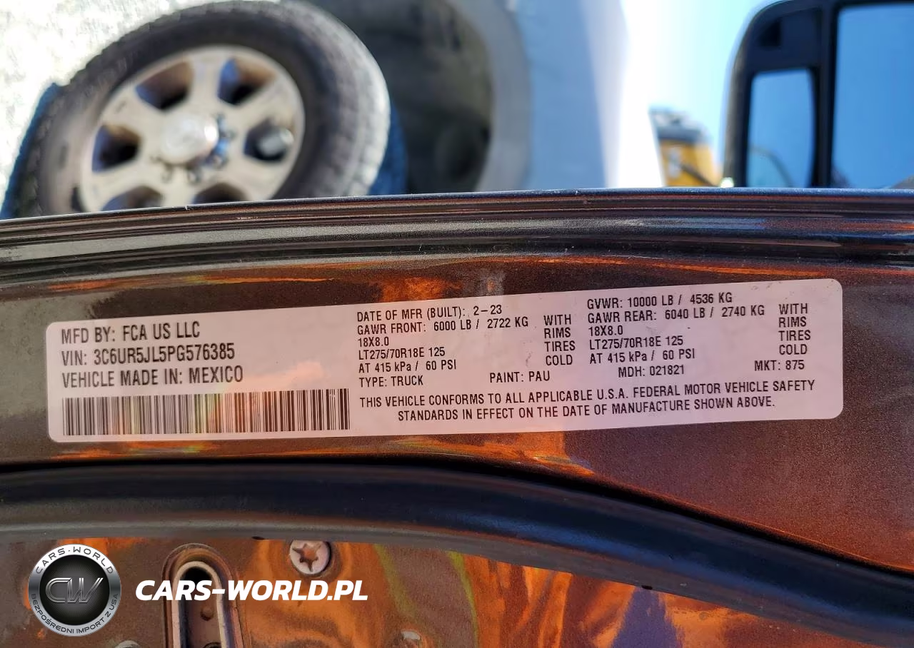 2023 Ram 2500 Big Horn VIN:3C6UR5JL5PG576385 - 13