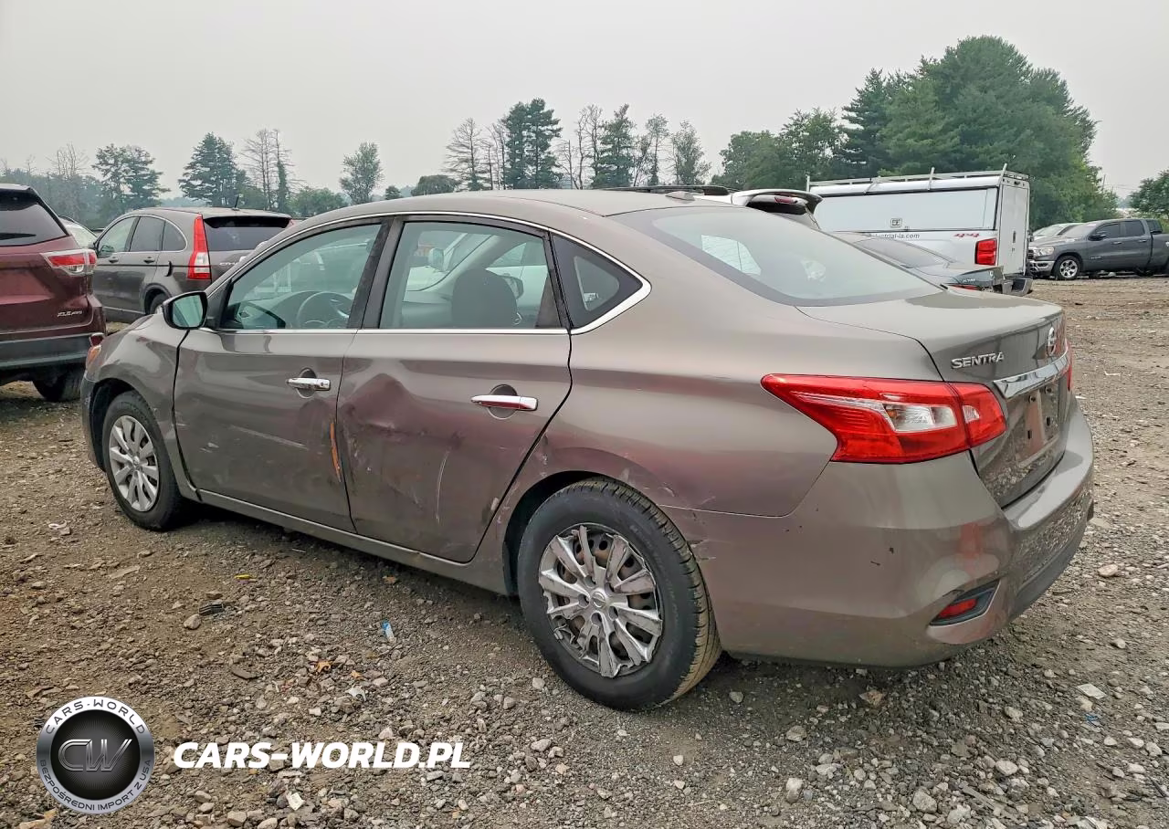 2017 Nissan Sentra Sv VIN:3N1AB7APXHL637837 - 2