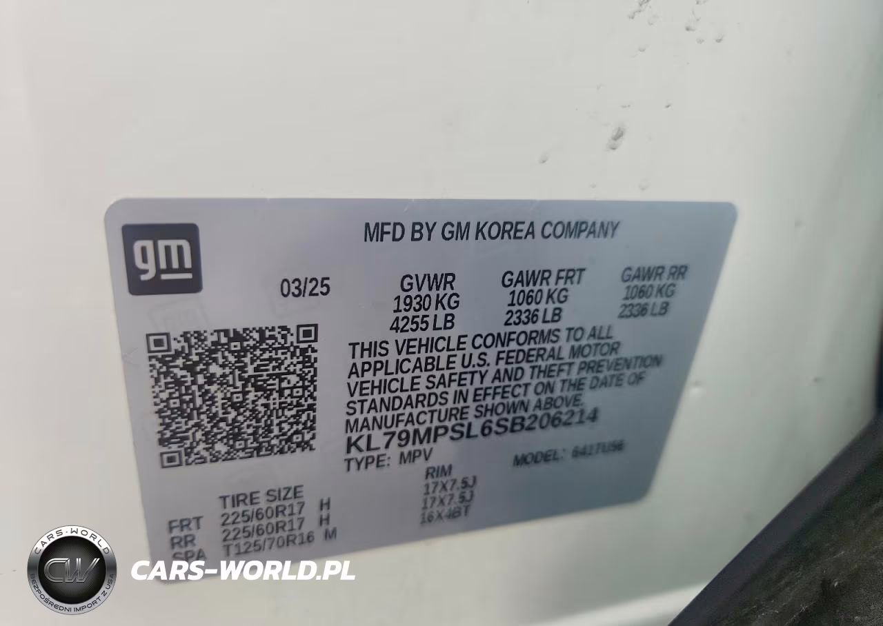 2025 Chevrolet Trailblazer Lt VIN:KL79MPSL6SB206214 - 13