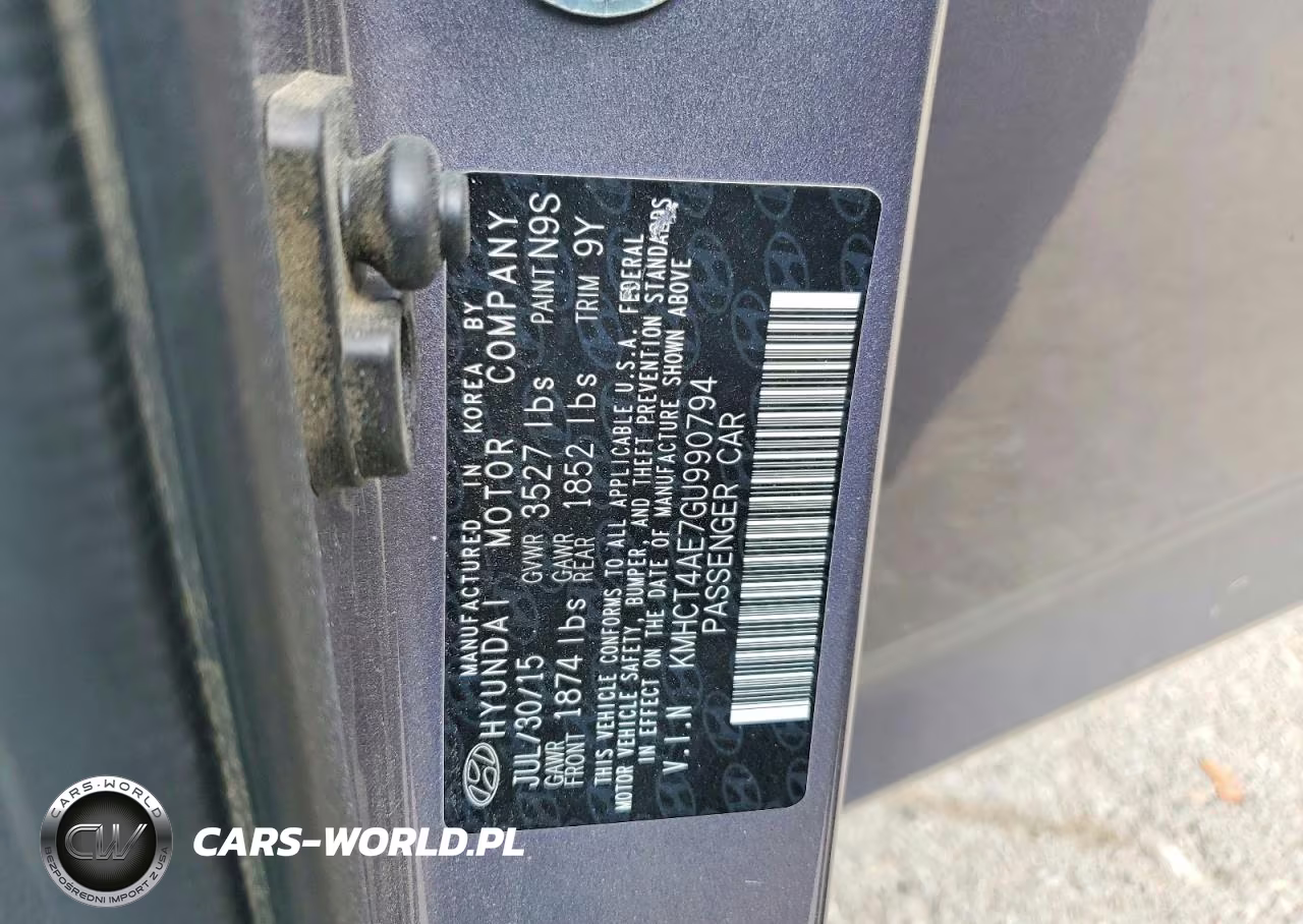 2016 Hyundai Accent Se VIN:KMHCT4AE7GU990794 - 12