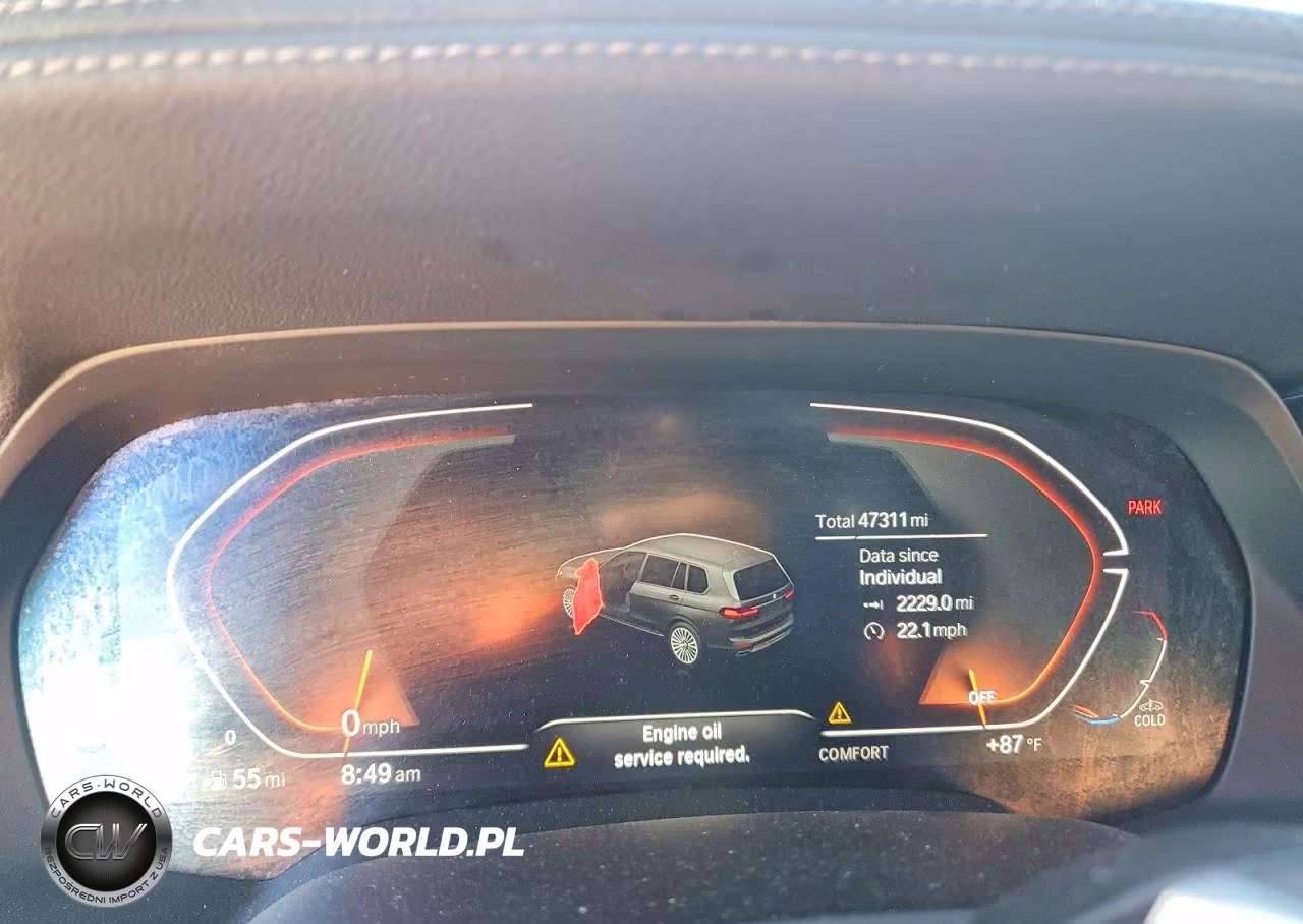 2021 BMW X7 xDrive40I VIN:5UXCW2C02M9H35987 - 9