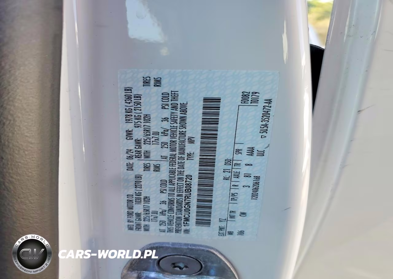 2024 Ford Escape Active VIN:1FMCU0GN7RUB08720 - 13