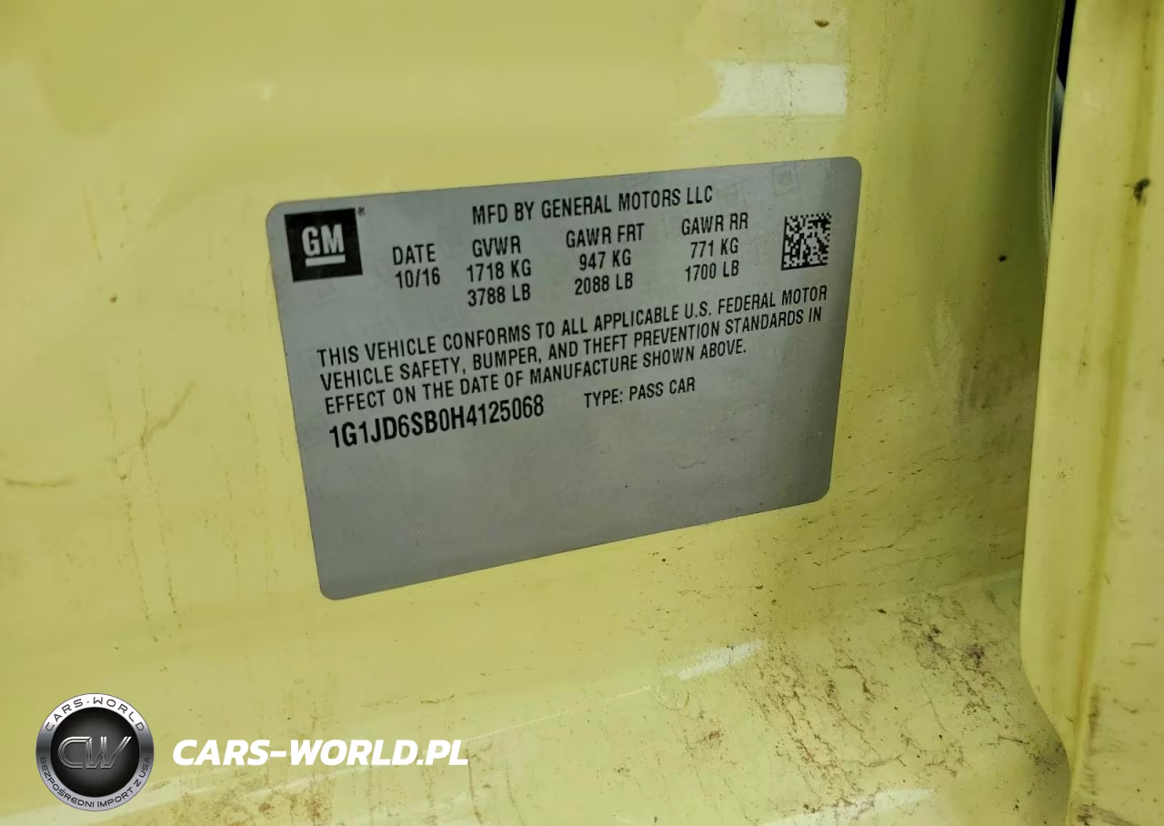 2017 Chevrolet Sonic Lt VIN:1G1JD6SB0H4125068 - 13
