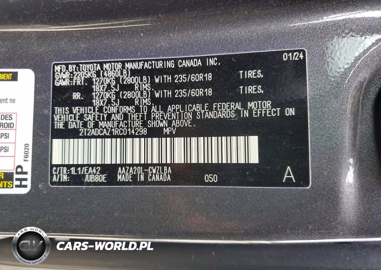 2024 Lexus Nx 250 Base VIN:2T2ADCAZ1RC014298 - 13