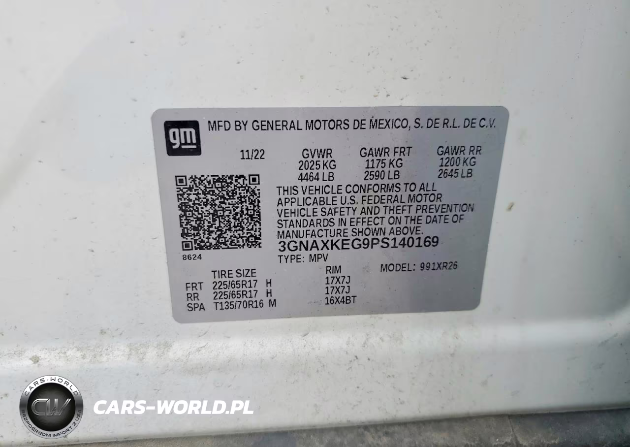 2023 Chevrolet Equinox Lt VIN:3GNAXKEG9PS140169 - 13