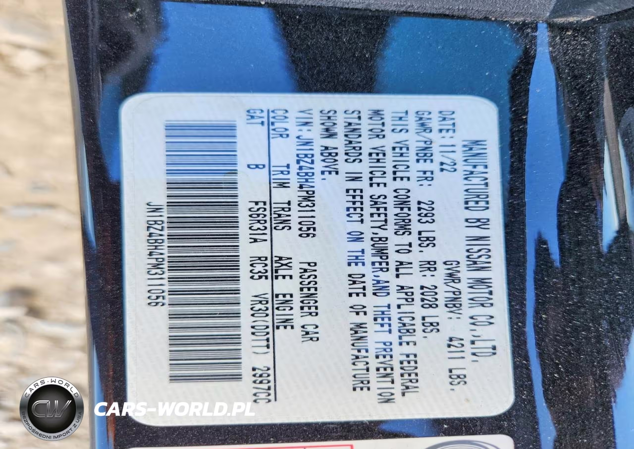 2023 Nissan Z Performance VIN:JN1BZ4BH4PM311056 - 13