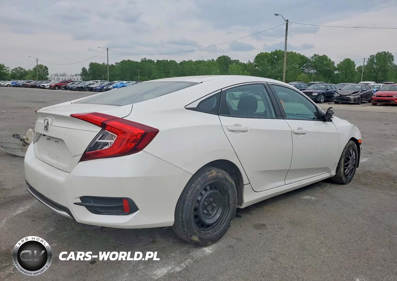 2020 Honda Civic Lx VIN:19XFC2F63LE010381 - 3