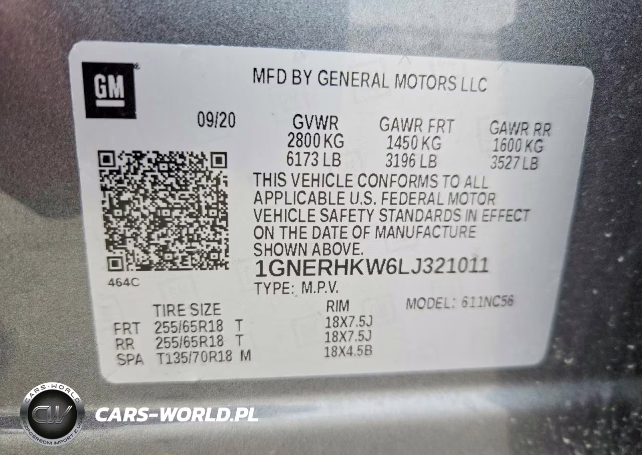 2020 Chevrolet Traverse Lt VIN:1GNERHKW6LJ321011 - 13