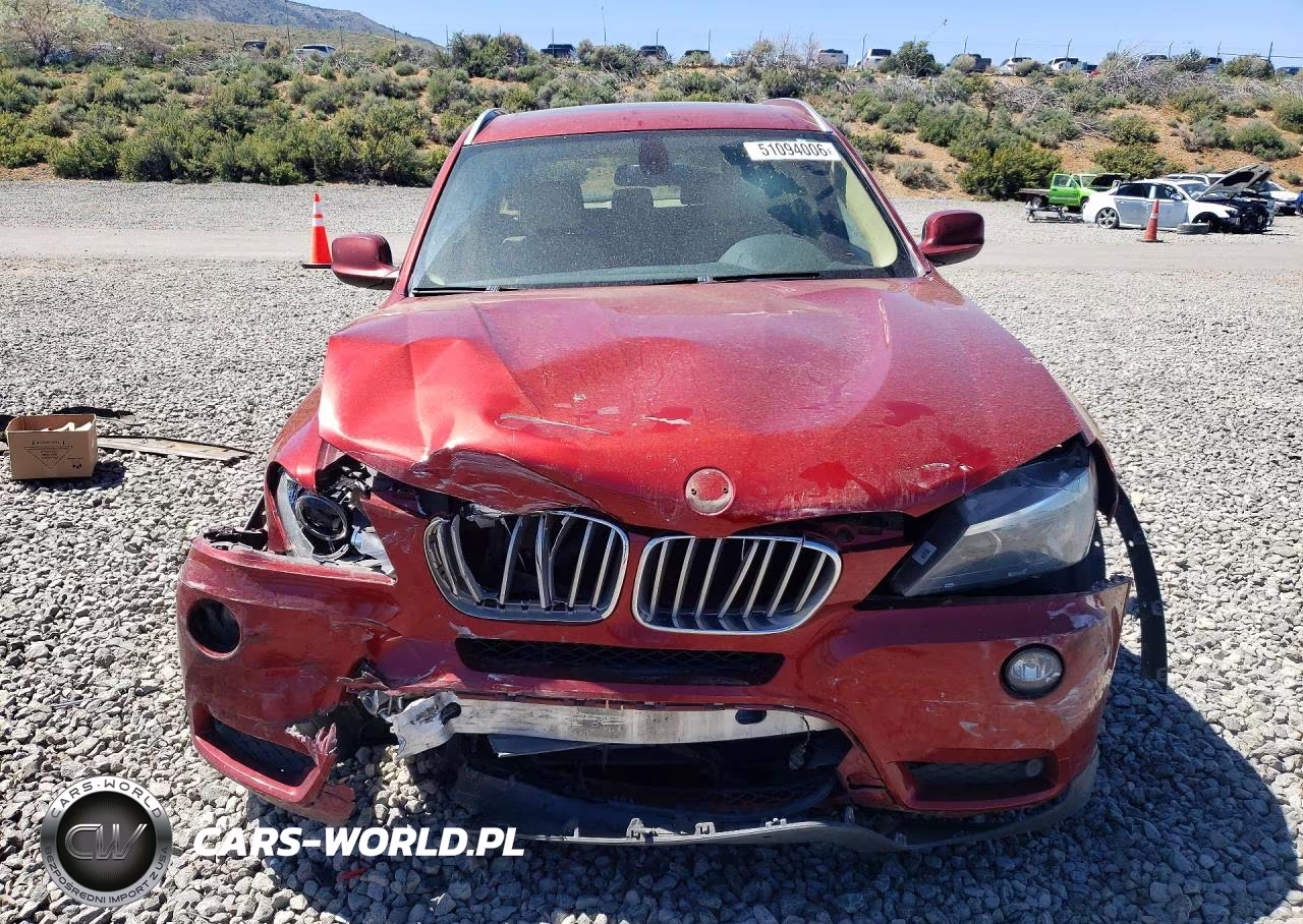 2012 BMW X3 xDrive28I VIN:5UXWX5C52CL728267 - 5