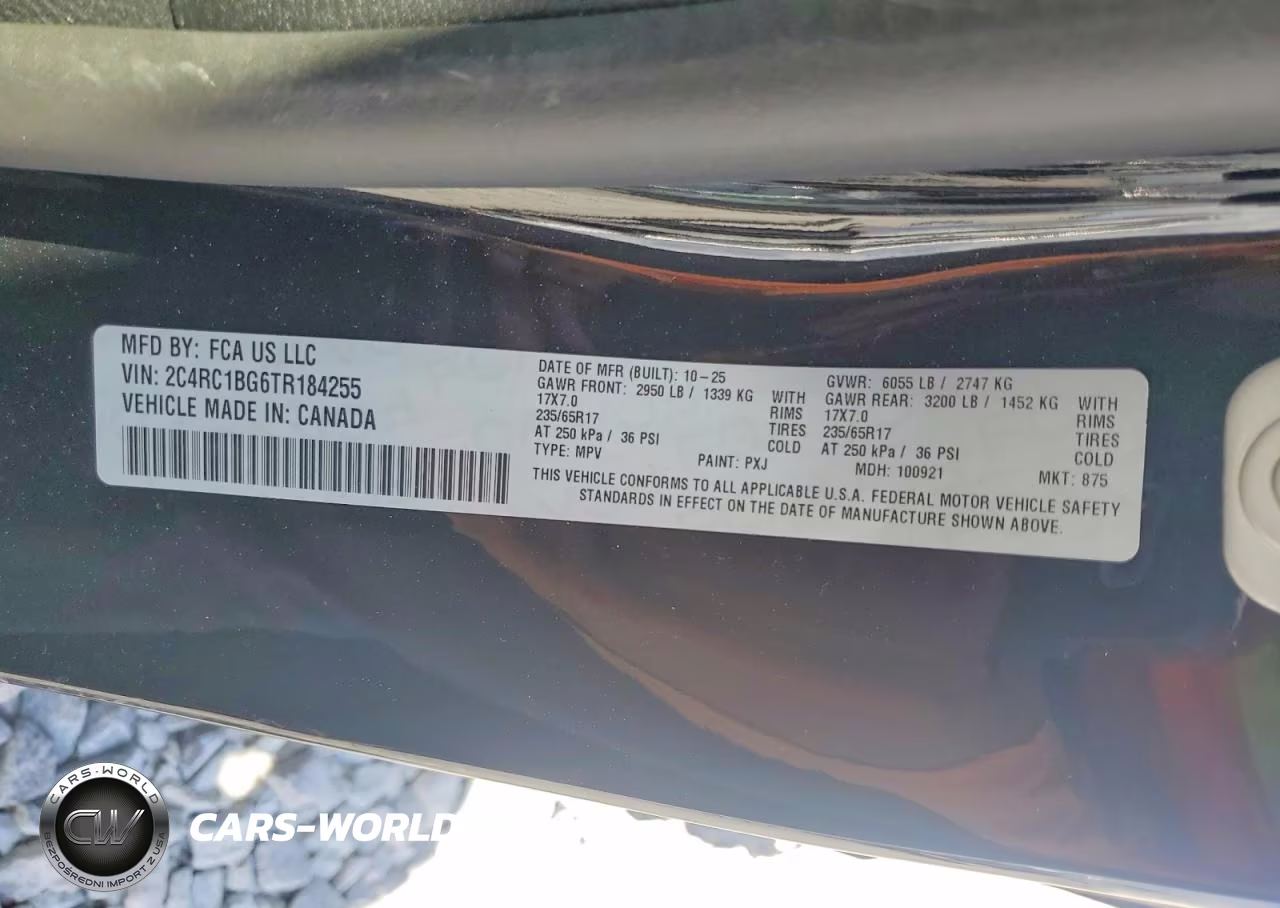 2026 Chrysler Pacifica Select VIN:2C4RC1BG6TR184255 - 14