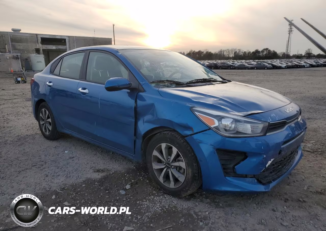 2022 Kia Rio Lx VIN:3KPA24AD3NE458301 - 4