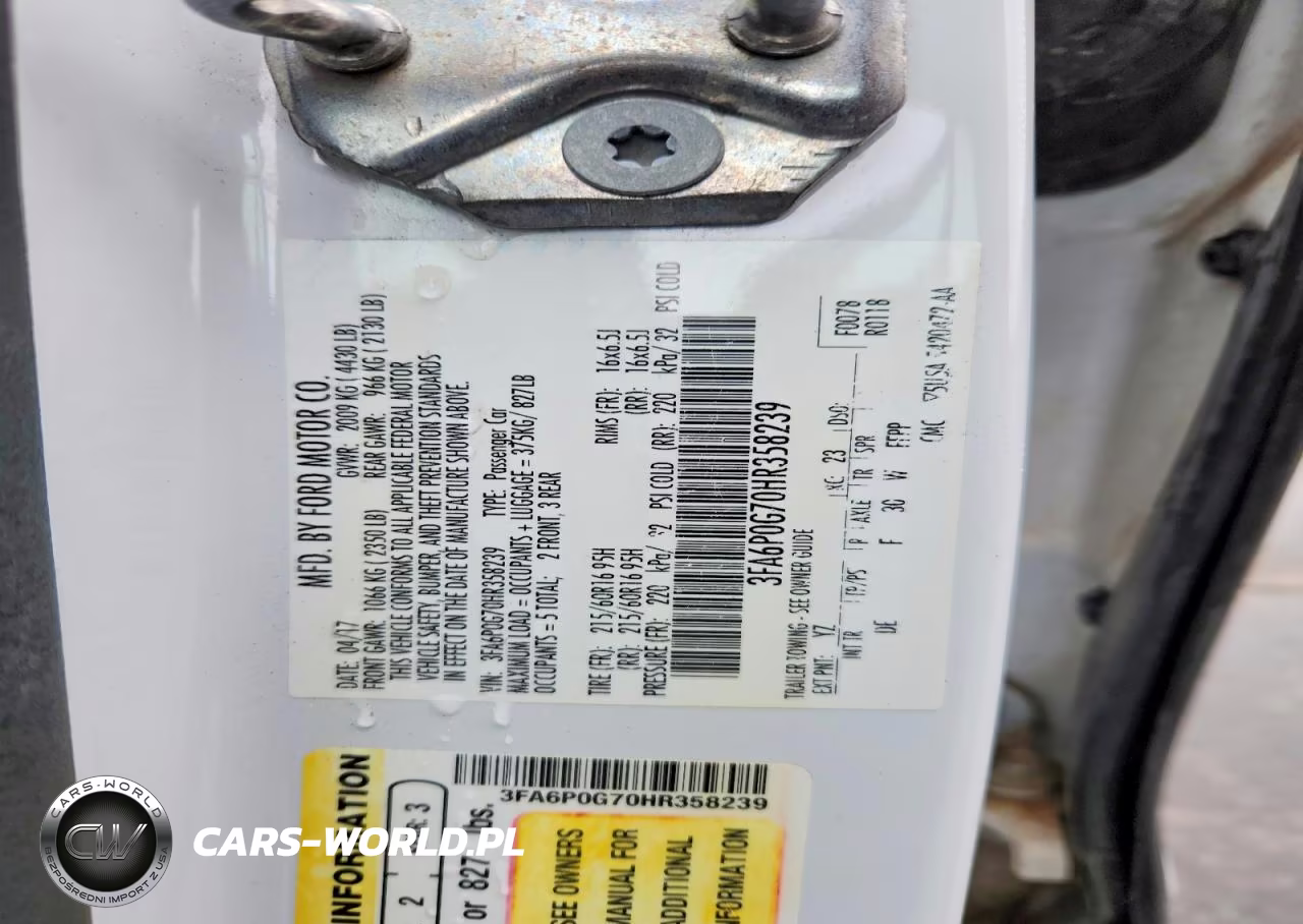 2017 Ford Fusion S VIN:3FA6P0G70HR358239 - 13